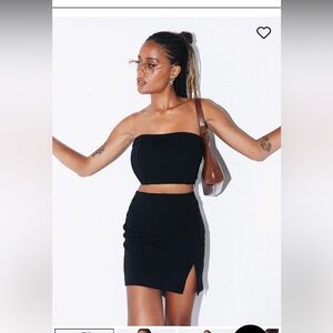 Princess Polly Set skirts/top black US 2